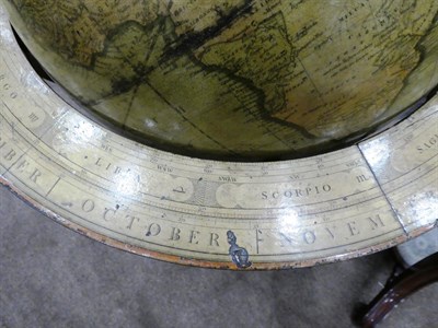 Lot 240 - A Pair of 15 Inch English Library Globes, G A & J Cary, 1820 and 1842, the stands possibly by...