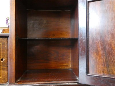 Lot 255 - A Late 19th Century Rosewood, Ivory and Penwork Inlaid Kidney Shape Writing Desk, labelled Wallis &