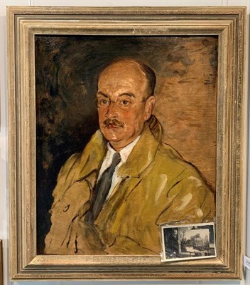 Lot 1028 - Alexander Jamieson (1873-1937) Scottish Self portrait  Oil on canvas, 63cm by 51.5cm   Sold...