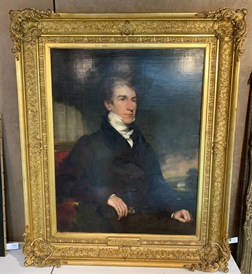 Lot 1113 - Louis William Desanges (1822-c.1887) French  Portrait of William Henry Cooper, of Pains Hill,...