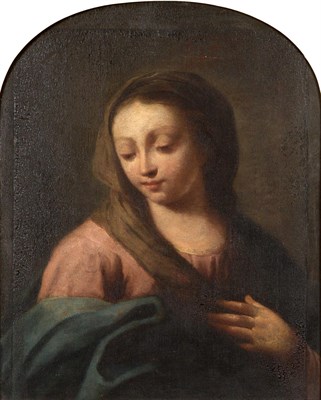 Lot 1125 - Circle of Sebastiano Conca (17th/18th century) Italian  The Madonna  Oil on canvas, 57.5cm by...