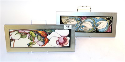 Lot 43 - Two limited edition Moorcroft plaques (2)