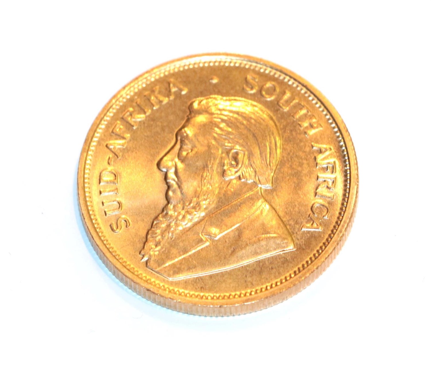 Lot 112 - South Africa, 1974 Krugerrand. 1 oz. fine gold (.999). Obv: Bust of Paul Kruger left. Rev:...