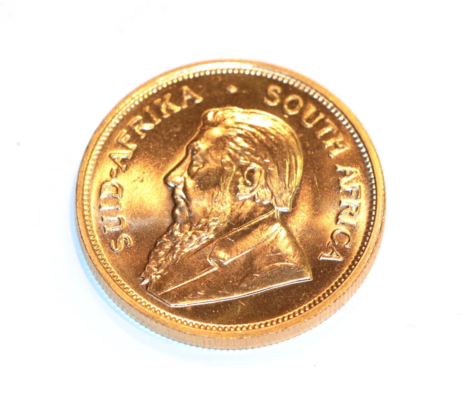 Lot 113 - South Africa, 1974 Krugerrand. 1 oz. fine gold (.999). Obv: Bust of Paul Kruger left. Rev:...