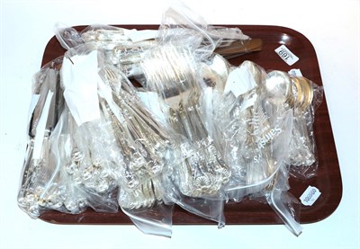 Lot 169 - A quantity of silver plated Kings pattern cutlery