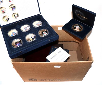 Lot 205 - Diamond Jubilee Of the Queen's Accession 1952-2012, a collection of commemorative photographic coin
