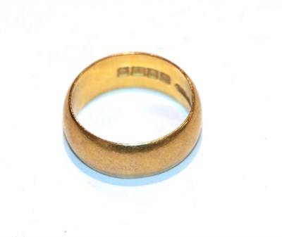 Lot 236 - A 22 carat gold band ring, finger size M