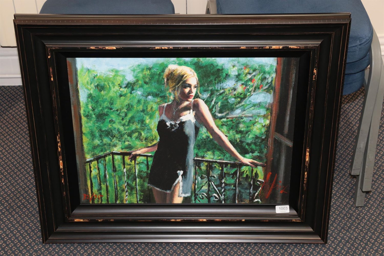 Lot 1003 - Fabien Perez (b.1952) Argentinean ''Sally in the Sun'' Signed and numbered 82/95, giclee print,...