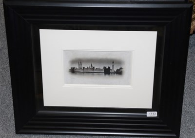 Lot 1143 - Darren Baker (b.1976) ''Reflections of London'' Signed, pencil, 13cm by 24cm  Artist's Resale...