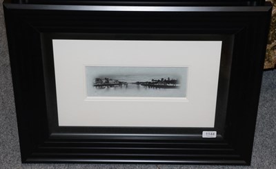 Lot 1144 - Darren Baker (b.1976) ''Thames Panorama'' Signed, pencil, 9cm by 26cm  Artist's Resale Rights/Droit