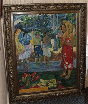 Lot 1147 - Susie Ray (Contemporary) ''La Orana Maria'', After Paul Gauguin (1848-1903) Signed and dated...