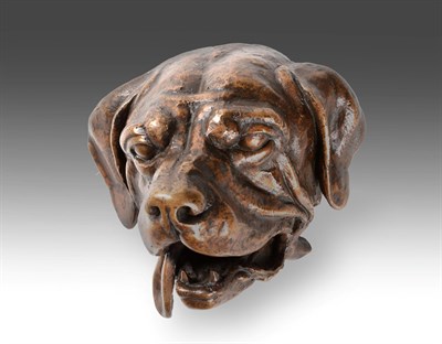 Lot 1167 - Sally Arnup FRBS, ARCA (1930-2015) ''Old English Mastiff Head'' Signed and numbered I/I,...