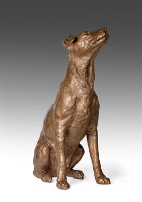 Lot 1172 - Sally Arnup FRBS, ARCA (1930-2015) ''Patterdale Terrier, Seated 'Tilly''' Signed and numbered II/X