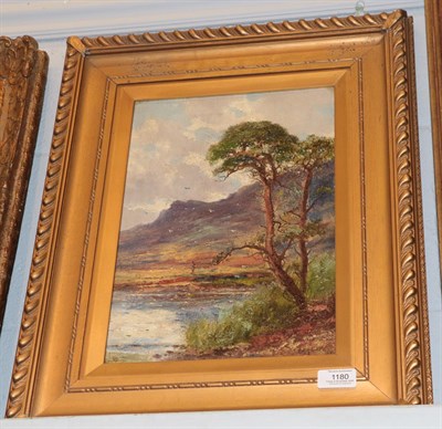 Lot 1180 - P.A.Hines (19th/20th century) Welsh landscape, signed, oil on canvas 34.5cm by 24.5cm