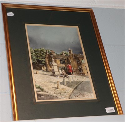 Lot 1205 - Geoff Butterworth (20th century) Threat of rain, signed, watercolour