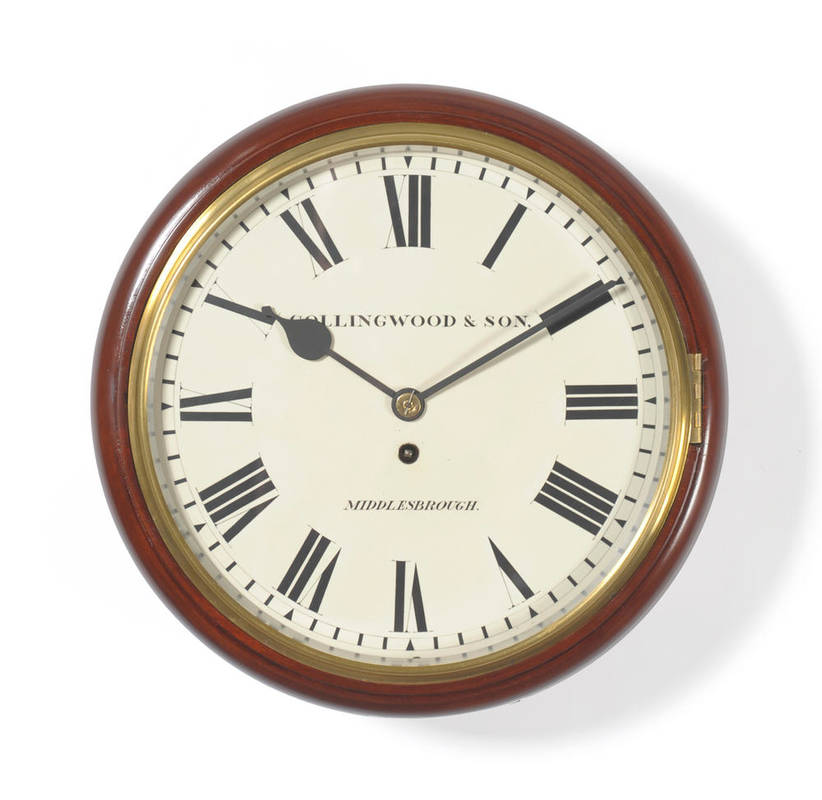 Lot 1174 A Mahogany Wall Timepiece, Collingwood