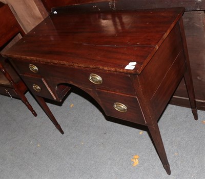 Lot 1416 - An early 19th century mahogany side table