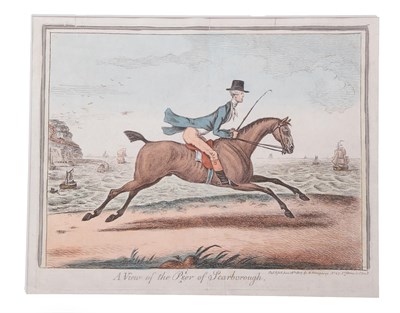 Lot 3008 - [Gillray (James)] 'A View of the Pier of Scarborough', H. Humphrey, June 18th 1807,...