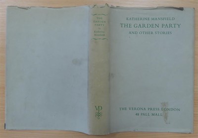 Lot 3059 - Mansfield (Katherine) The Garden Party and Oher Stories. The Vernona Press, 1939, numbered...