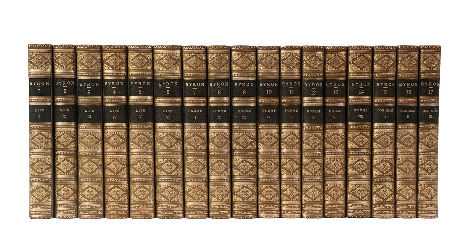 Lot 3067 - Byron [George Gordon Noel, Lord] The Works of Lord Byron, with his Letters and Journals , and...