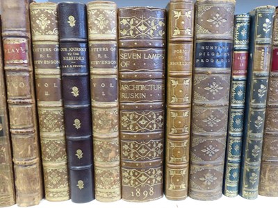 Lot 3068 - Bindings An attractive collection of books, eighteenth century and later, all in leather...