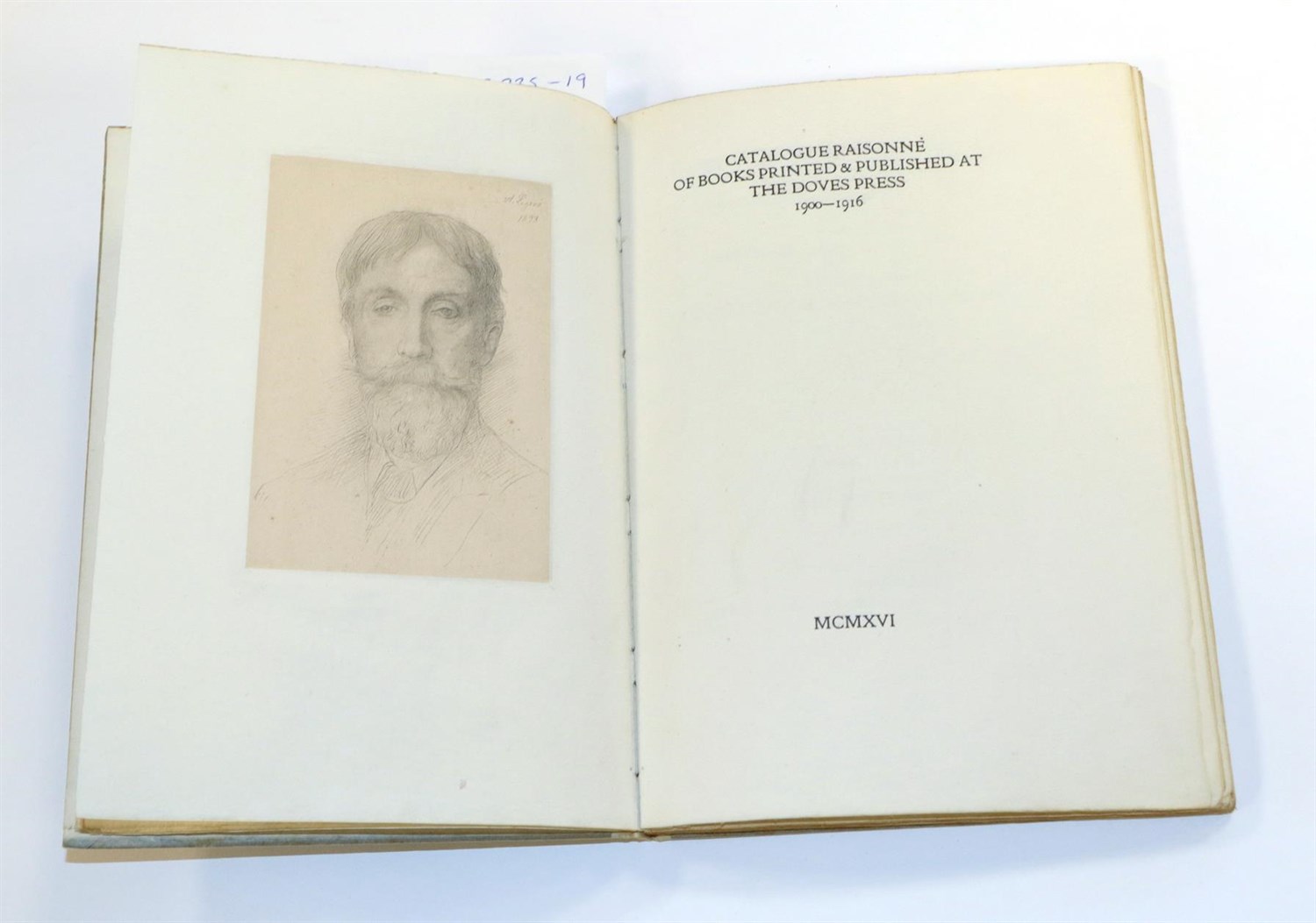 Lot 3088 - Doves Press - Cobden-Sanderson (T.J.) Catalogue Raisonne of Books Printed & Published at the...