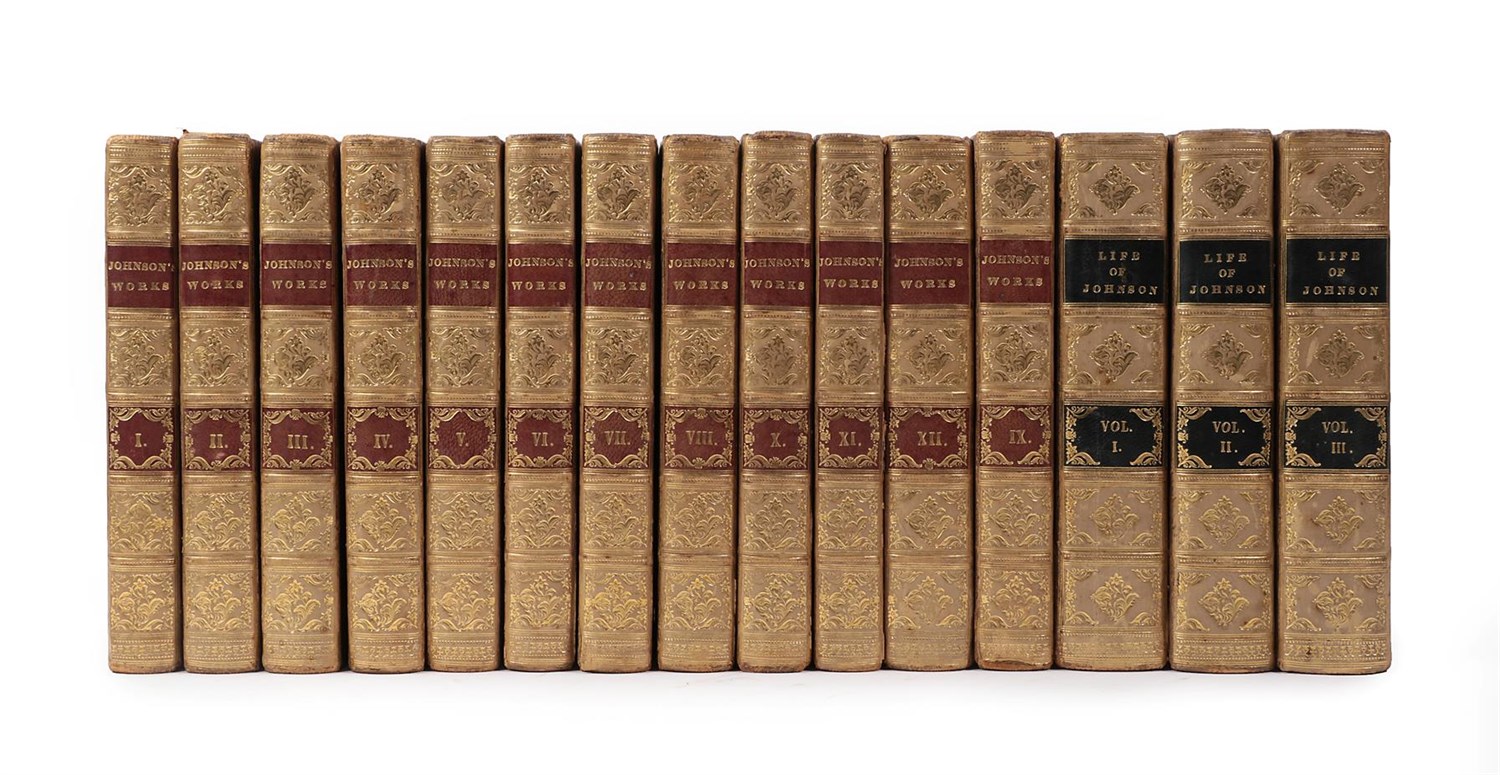 Lot 3092 - Johnson (Samuel) The Works of Samuel Johnson, LL.D., to which is prefixed, An Essay on his Life and