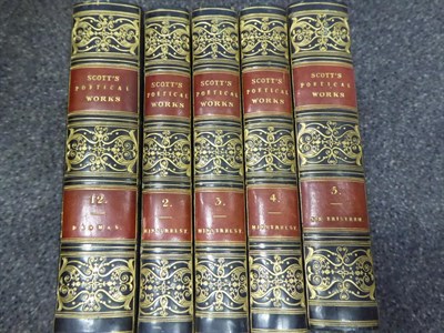 Lot 3094 - Scott (Walter, Sir) The Poetical Works of Sir Walter Scott, Edinburgh: Robert Cadell, 1833-34,...