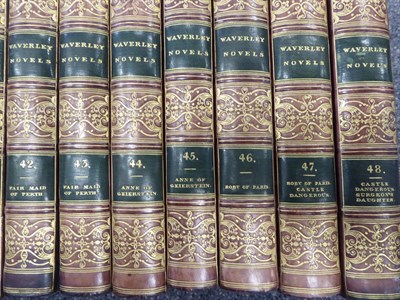 Lot 3096 - Scott (Walter, Sir) Waverley Novels, Edinburgh: Cadell and Co. and Robert Cadell, 1829-33,...