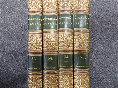 Lot 3096 - Scott (Walter, Sir) Waverley Novels, Edinburgh: Cadell and Co. and Robert Cadell, 1829-33,...