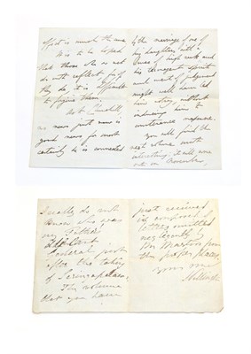 Lot 3107 - Wellington [Arthur Richard, Second Duke] Four page A.L.S., dated September 6, 1860, to 'My Dear...