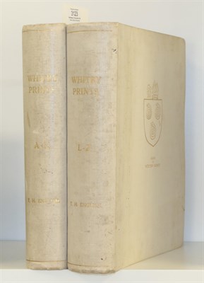 Lot 3123 - English (Thomas H.) An Introduction to The Collecting and History of Whitby Prints, Whitby:...