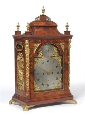 Lot 1197 - A Good George III Mahogany and Gilt Metal Mounted Striking Table Clock, signed Thos Pace,...