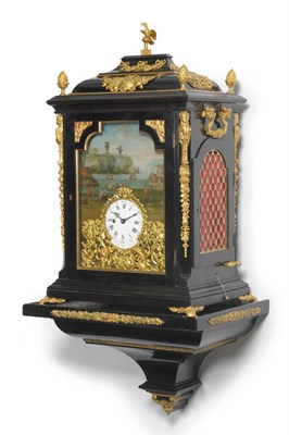 Lot 1200 - A Fine and Rare Ormolu Mounted Ebonised Automata Organ Clock Playing a Selection of Ten Tunes,...