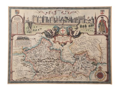 Lot 3163 - Speed (John) Barkshire Described, J. Sud and Georg Humble, no date [1616], hand-coloured...