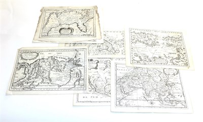 Lot 3173 - Sanson [Nicolas d'Abbeville] A collection of eleven engraved maps, no date but believed late...