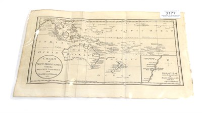 Lot 3177 - Australia Chart of New Holland, with the Adjacent Countries and New Discover'd Islands, The...