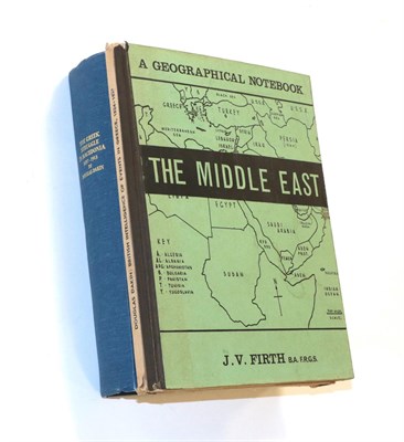 Lot 3186 - Firth (J.V.) The Middle East, A Geographical Notebook, George Harrap, 1963, first edition,...