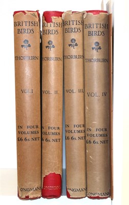 Lot 3208 - Thorburn (A.) British Birds, Longmans, Green & Co., 1915-16, first edition, four quarto volumes, 79