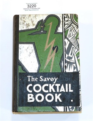 Lot 3220 - Craddock (Harry) The Savoy Cocktail Book ..., Constable, 1930, colour designs after Gilbert...