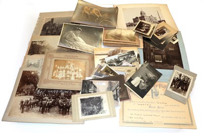 Lot 3231 - Photographs An interesting collection of early photographs, including; photographs attributed...