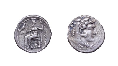 Lot 4003 - Alexander III, The Great, Silver Tetradrachm, 336 - 323 B.C. Lifetime issue. 17.16g, 26.5mm,...