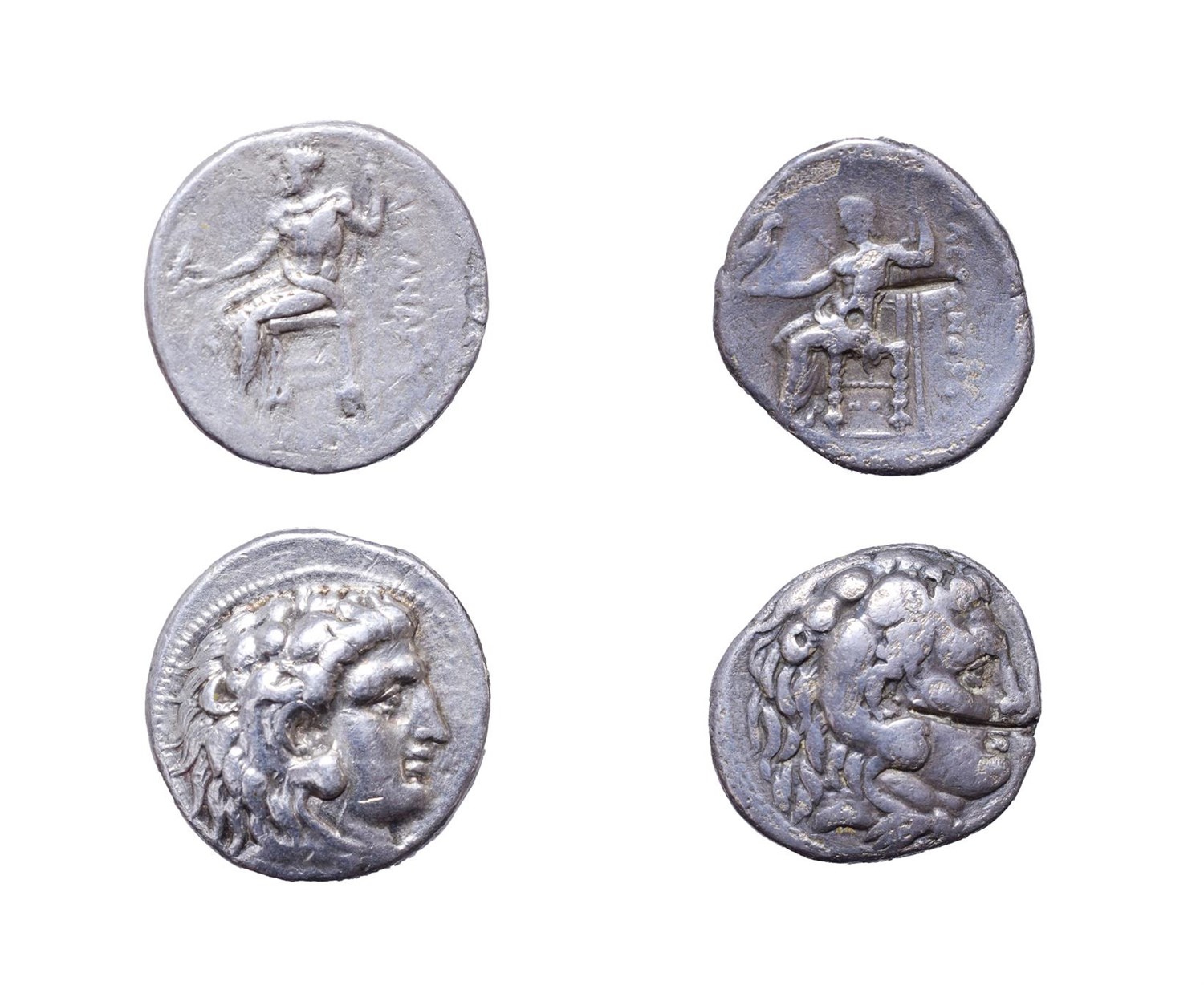 Lot 4004 - Alexander III, The Great, Silver Tetradrachm, 336 - 323 B.C. Lifetime issue. 16.77g, 26.4mm,...