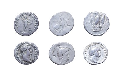 Lot 4015 - 3 x Early Imperial Silver Denarii consisting of: Octavian, Rome 32 - 31 B.C. 3.60g, 20.4g, 7h. Obv