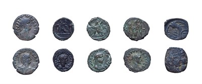 Lot 4016 - 4 x Provincial Roman billion tetradrachms. consisting of: Nero, 54 - 68 A.D. Alexandria mint....