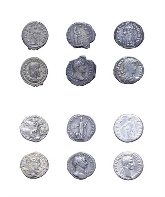 Lot 4019 - 5 x Roman Silver Denarii consisting of: Nerva, 96 - 98 A.D. 3.10g, 17.1mm, 6h. Obv: Laureate...