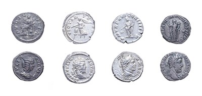Lot 4022 - 4 x Imperial Silver Denarii consisting of: Commodus, 177 - 192 A.D. 3.17g, 16.9mm, 12h. Obv:...