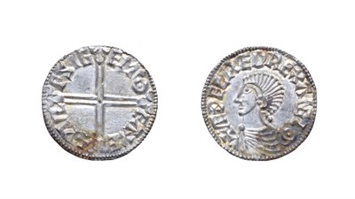 Lot 4035 - Aethelred II, 978 - 1016, Exeter Mint Penny. 1.70g, 20.1mm, 6h. Long cross type, Wulfsige at...