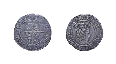 Lot 4048 - Henry VII, 1504 - 1505 Groat. 3.89g, 26.1mm, 7h. Mintmark cross-crosslet, profile issue. Obv:...