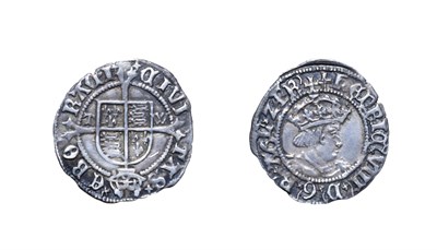 Lot 4055 - Henry VIII, 1514 - 1526 Halfgroat. Mintmark voided cross, York mint, second coinage. 1.31g, 20.7mm